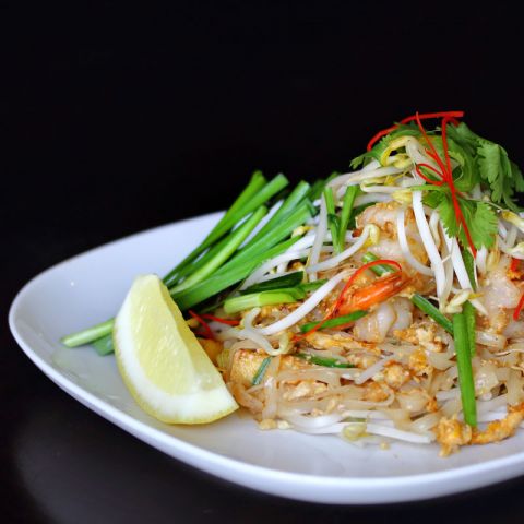 Prawn Pad Thai at Oishii Japanese & Thai Cuisine Hunter Valley